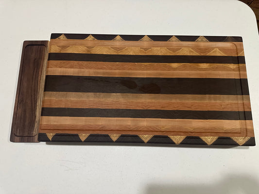 Sloped End Grain Cutting Board